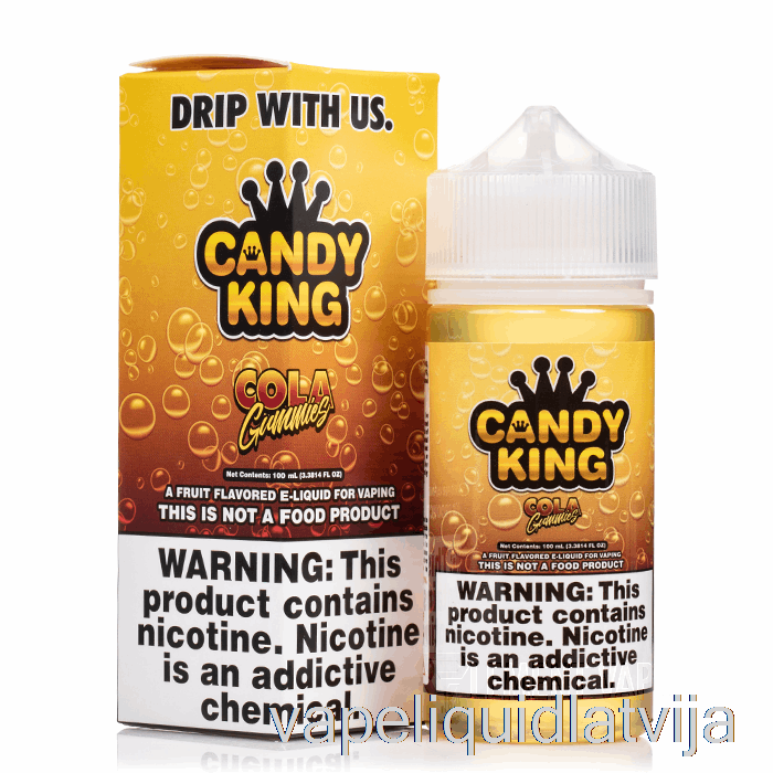 Kolas Gumijas - Candy King - 100ml 3mg Vape šķidrums